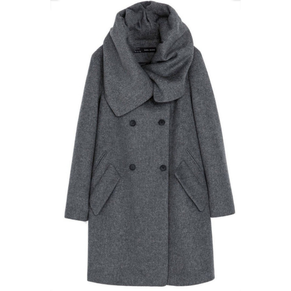 ZARA Woolen Wraparound Coat